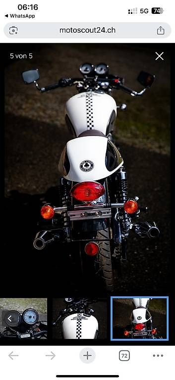 Strada: Triumph Thruxton Ace (Sonderedition) zu verkaufen – Usato da Bern venduto da MarcGubi 3