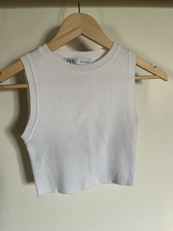 Zara Top weiss