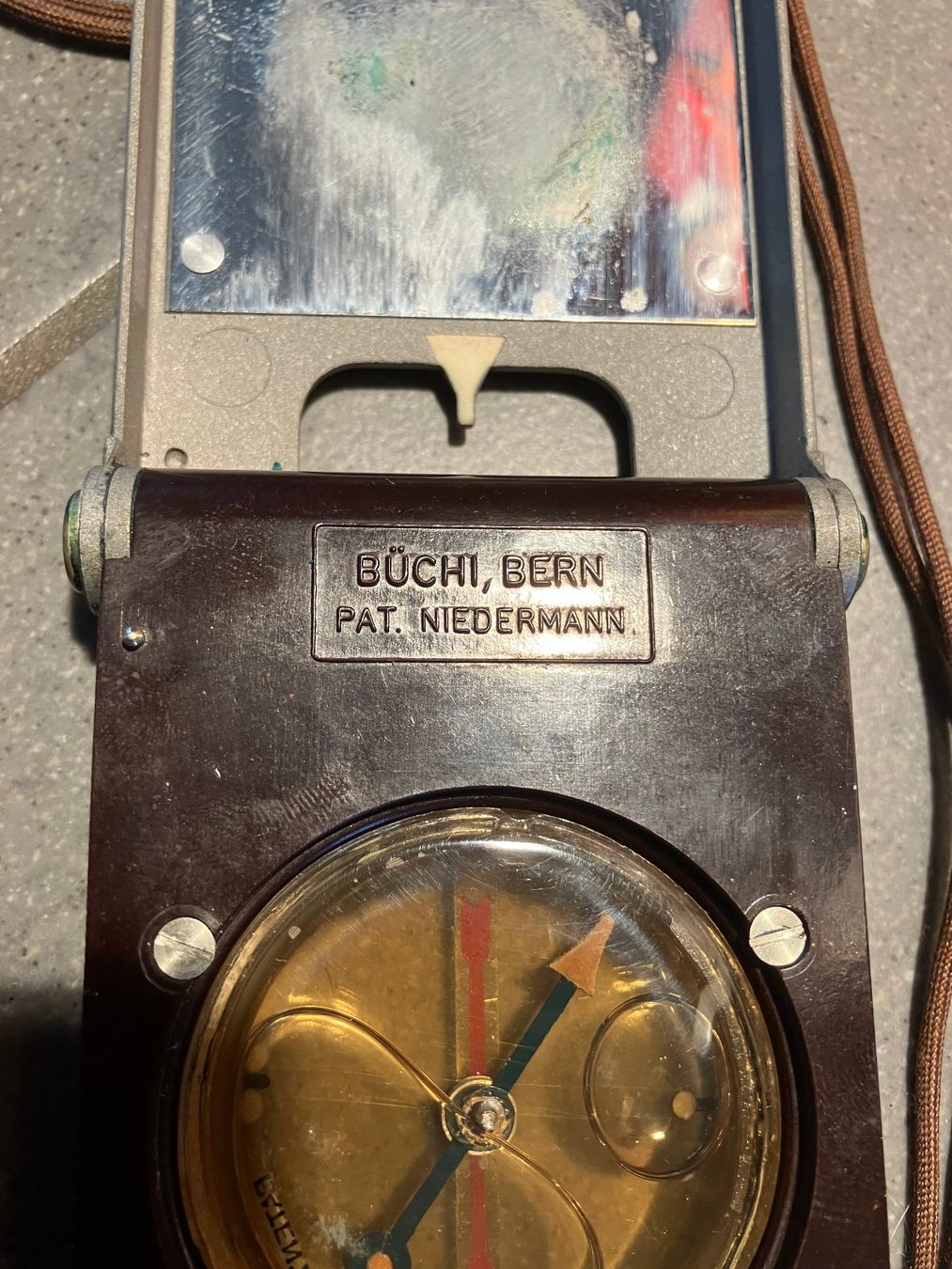 GPS & Messgeräte: Büchi Bern Kompass mit passendem Lederetui – Gebraucht aus Winznau von gugi2009 1