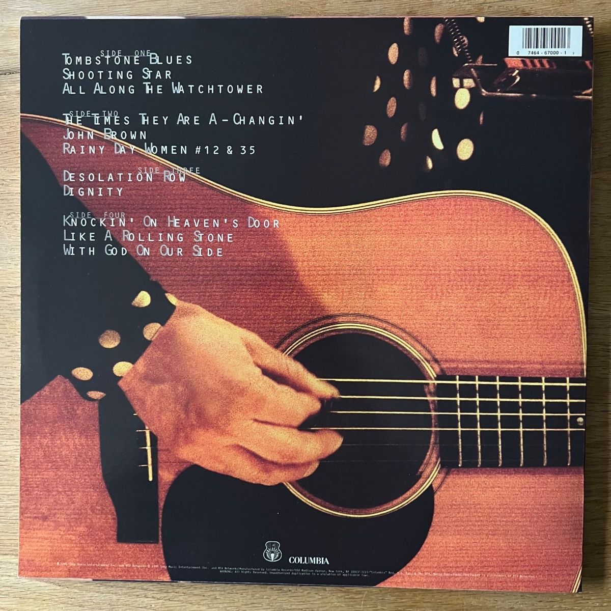Dischi in vinile: Bob Dylan - Unplugged / 2 LP - 1. US-Press. 1995 - TOP – Usato da Gais venduto da soundcave57 1