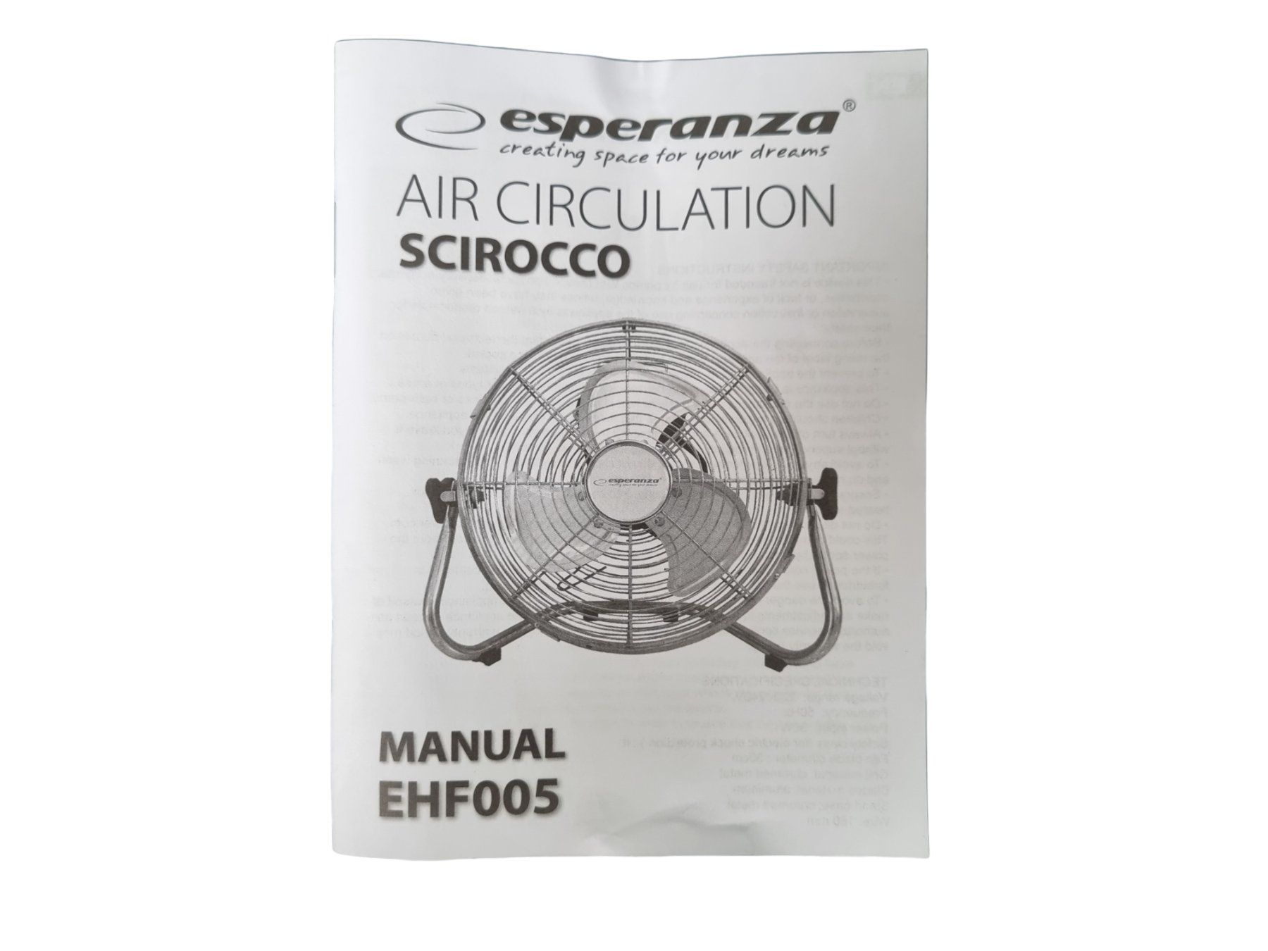 Ventilateurs: ESPERANZA Scirocco Ventilator – Neuf (Voir description) à Wangen b. Olten par Restwert_Wangen 5