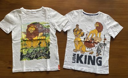 2 Shirts von „König der Löwen“ - „The Lion King“ /Grösse 134