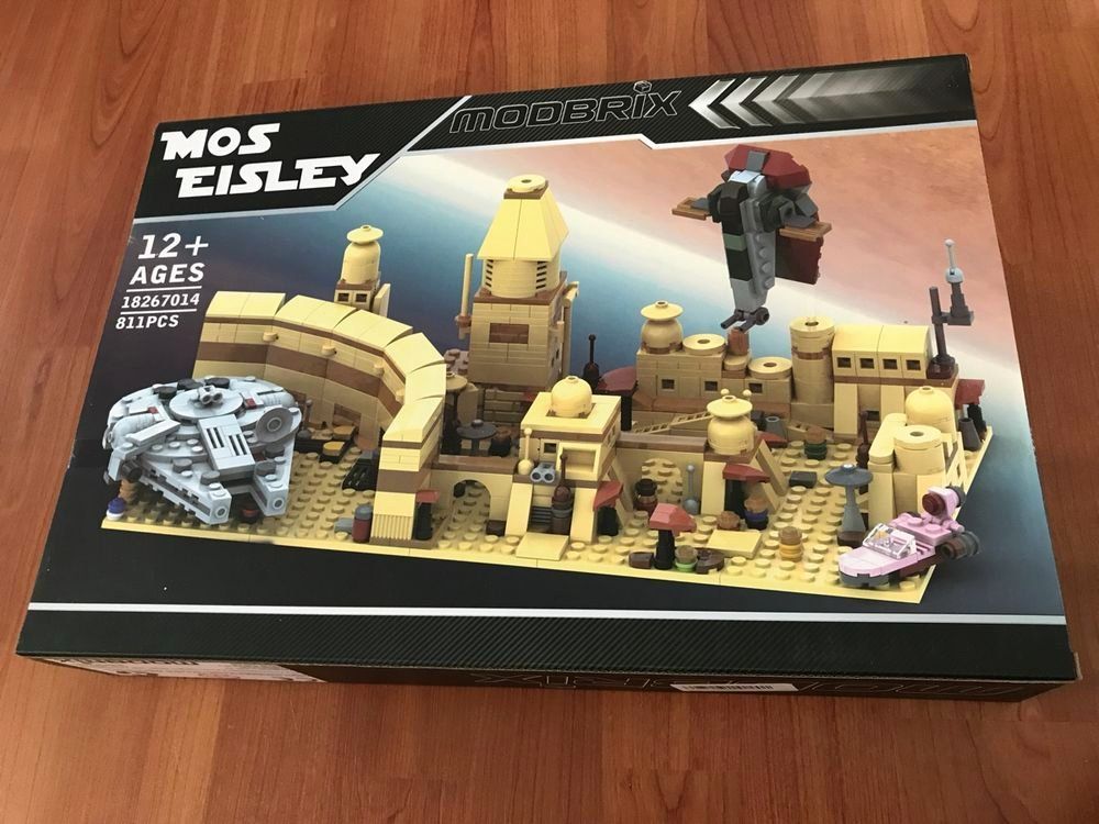 Lego Jeux de construction: ✨ NEU & OVP! Modbrix 7014 – Mos Eisley Raumhafen Diorama 🌌 – Neuf (Voir description) à Rorschach par Exonic