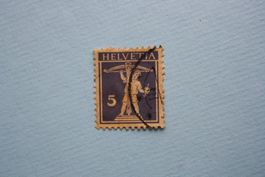 um 1909 helvetia walterli stamp