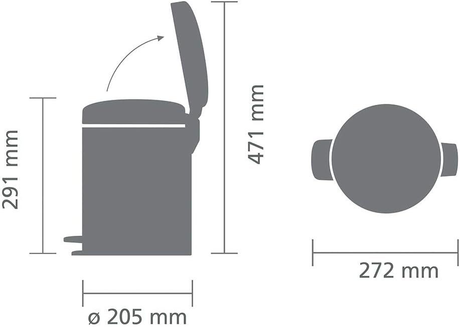 Brabantia Poubelles: BRABANTIA Treteimer NewIcon 5 l – Neuf (Voir description) à Kägiswil par nick333 7