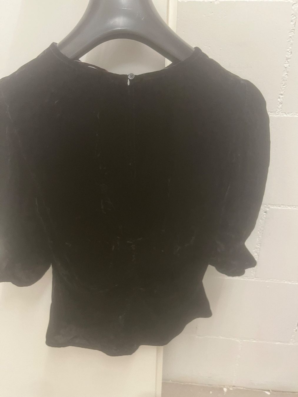 Maison Scotch Blusen: Scotch & Soda Samt-Oberteil, schwarz, Gr. L – Gebraucht aus Egg b. Zürich von adimoxon 2