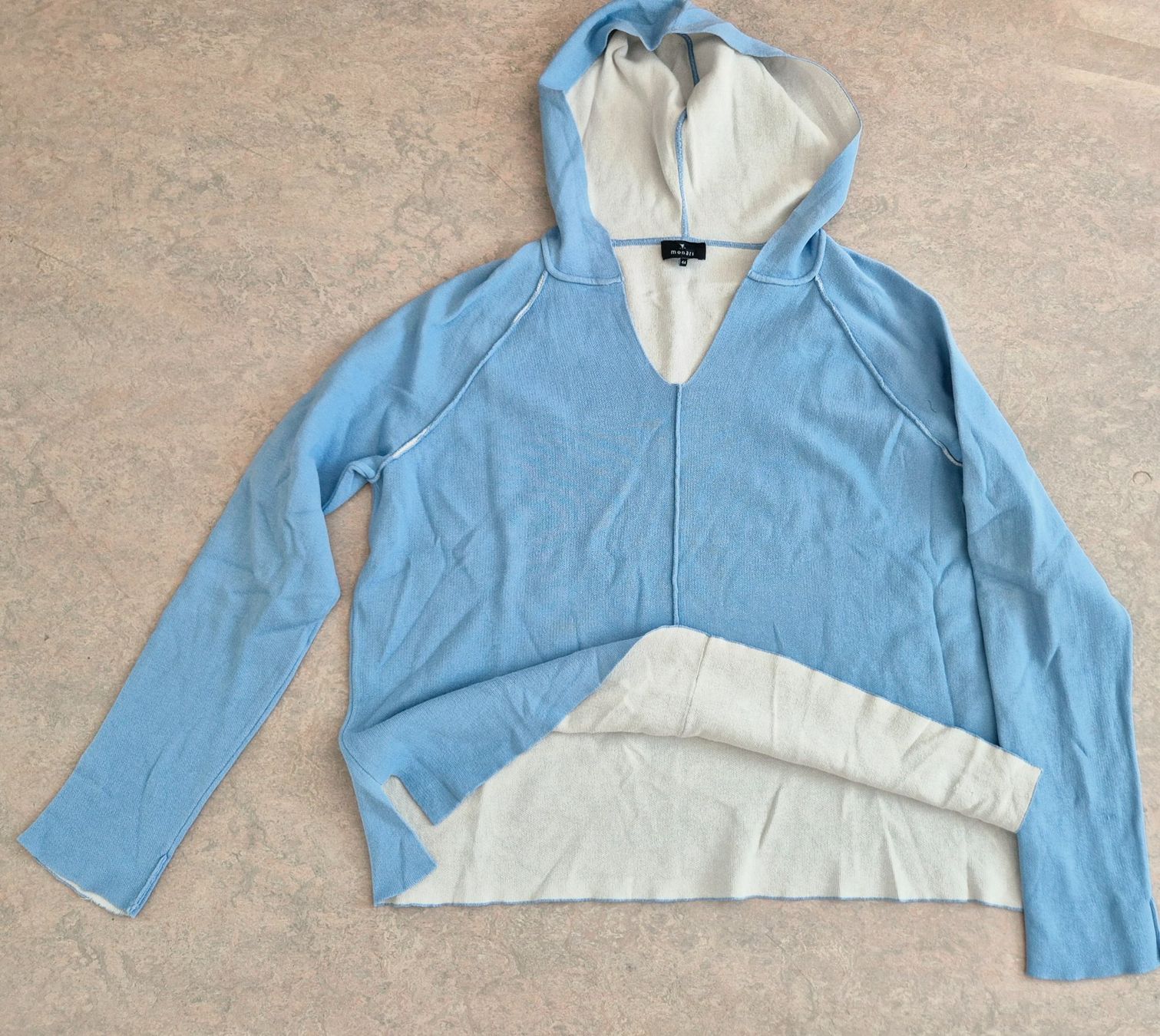 Monari Maglioni & Felpe: MONARI PULLOVER KAPUZE KAPUZENPULLOVER PULLI 44 L XL TOP – Usato da Elsau venduto da the-colorful-side 2