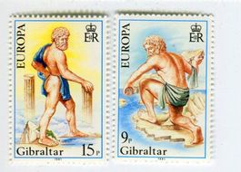 Briefmarken "Herakles". Gibraltar
