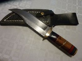 Jagdmesser Sackmesser BÄRENTÖTER BOWIE DAMST schweres Messer