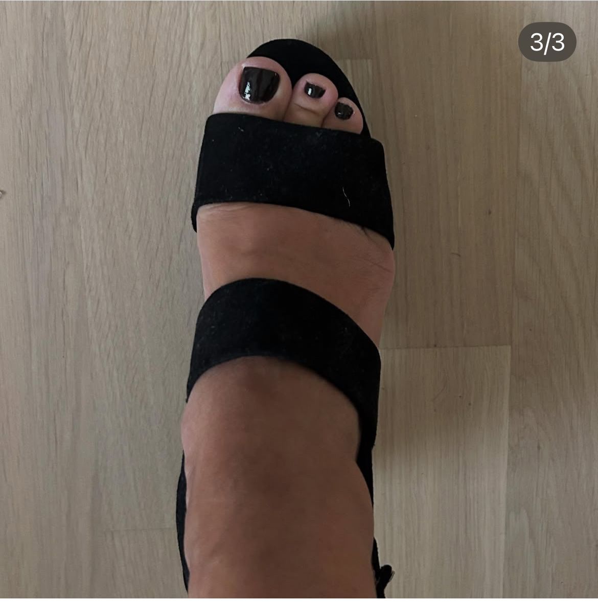 Mango Scarpe da donna: Mango Sandalen, schwarz, Wildleder-leder gr 38 – Nuovo (secondo la descrizione) da Schaffhausen venduto da Casadenobile 2