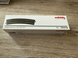Märklin H0 Gleis 24224 Gebogenes Gleis R2 437.5 mm, 24.3°