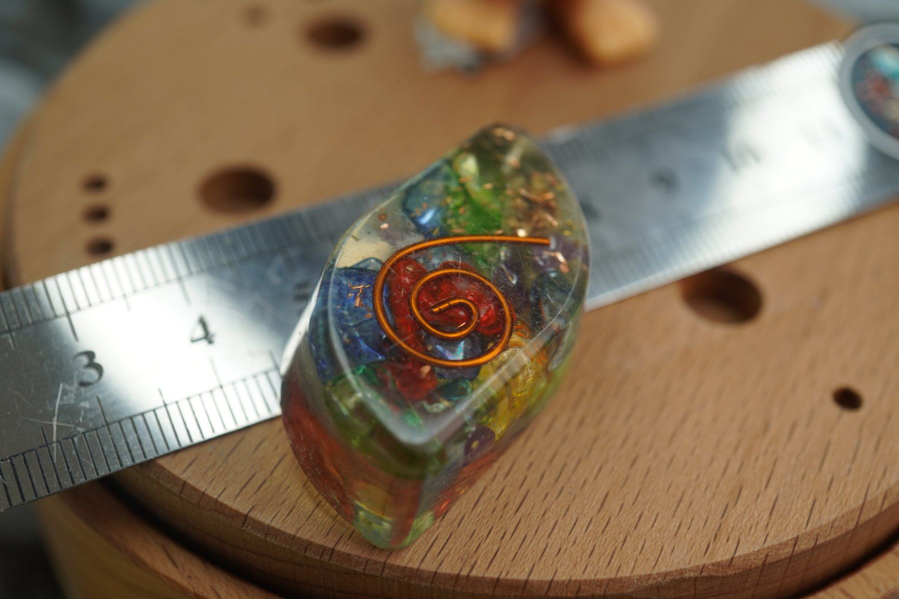 Minerali & Pietre curative: Orgonit Anhänger  Flame      Ab 1.-(1) – Nuovo e nell'imballaggio originale da Eschenbach SG venduto da topstone 3