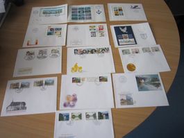 Lot O1 schöne Grossbriefe FDC