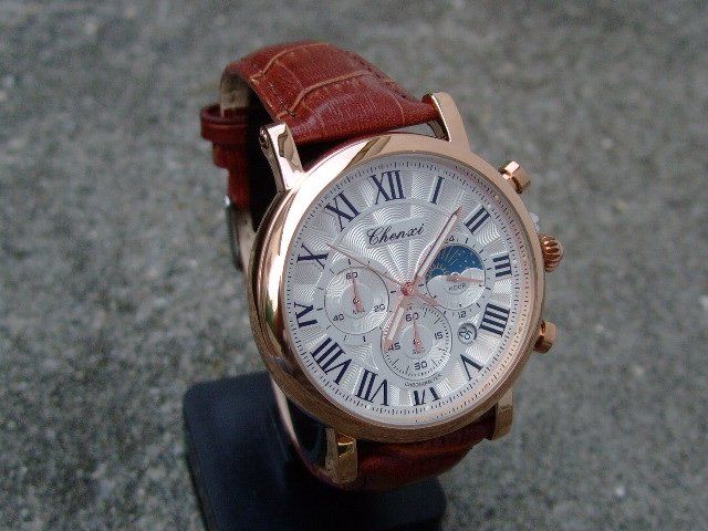 Orologi: HERREN UHR EDEL TOP DESIGN EINACH EIN TRAUM ! – Nuovo e nell'imballaggio originale da Schachen b. Reute venduto da Dzestar 3
