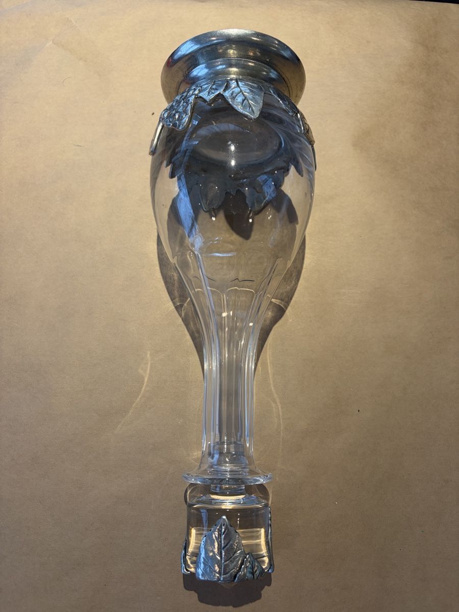 Caraffe: Carafe en verre avec étain – Usato da Echallens venduto da leo_dk2d 1