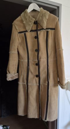Dolce &Gabbana, schöner Leder/Fellmantel Gr. S