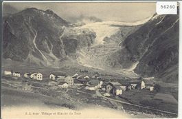 Village et Glacier du Tour