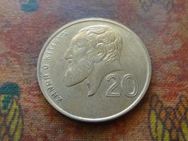CHYPRE  20  Cents  1990