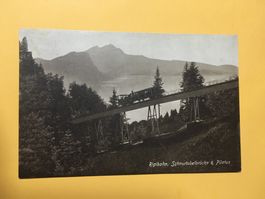Rigibahn Pilatus Schnurtobelbahn Hotel Stempel 1920