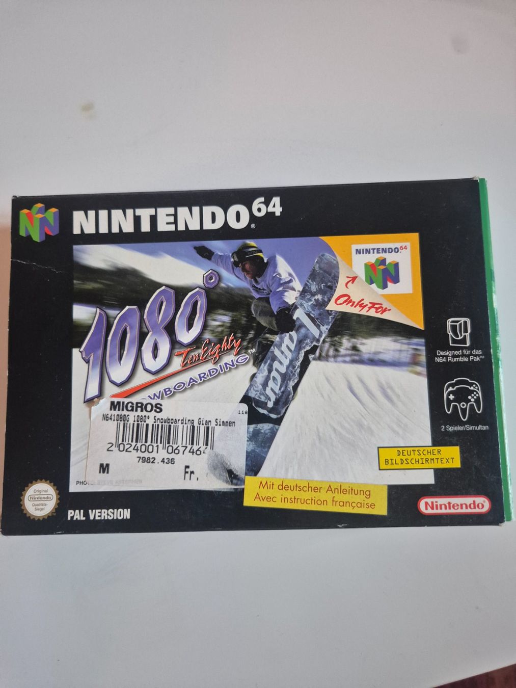 Nintendo Giochi: 1080 Snowboarding N64 Nintendo – Usato da Genève venduto da ant_sd5p