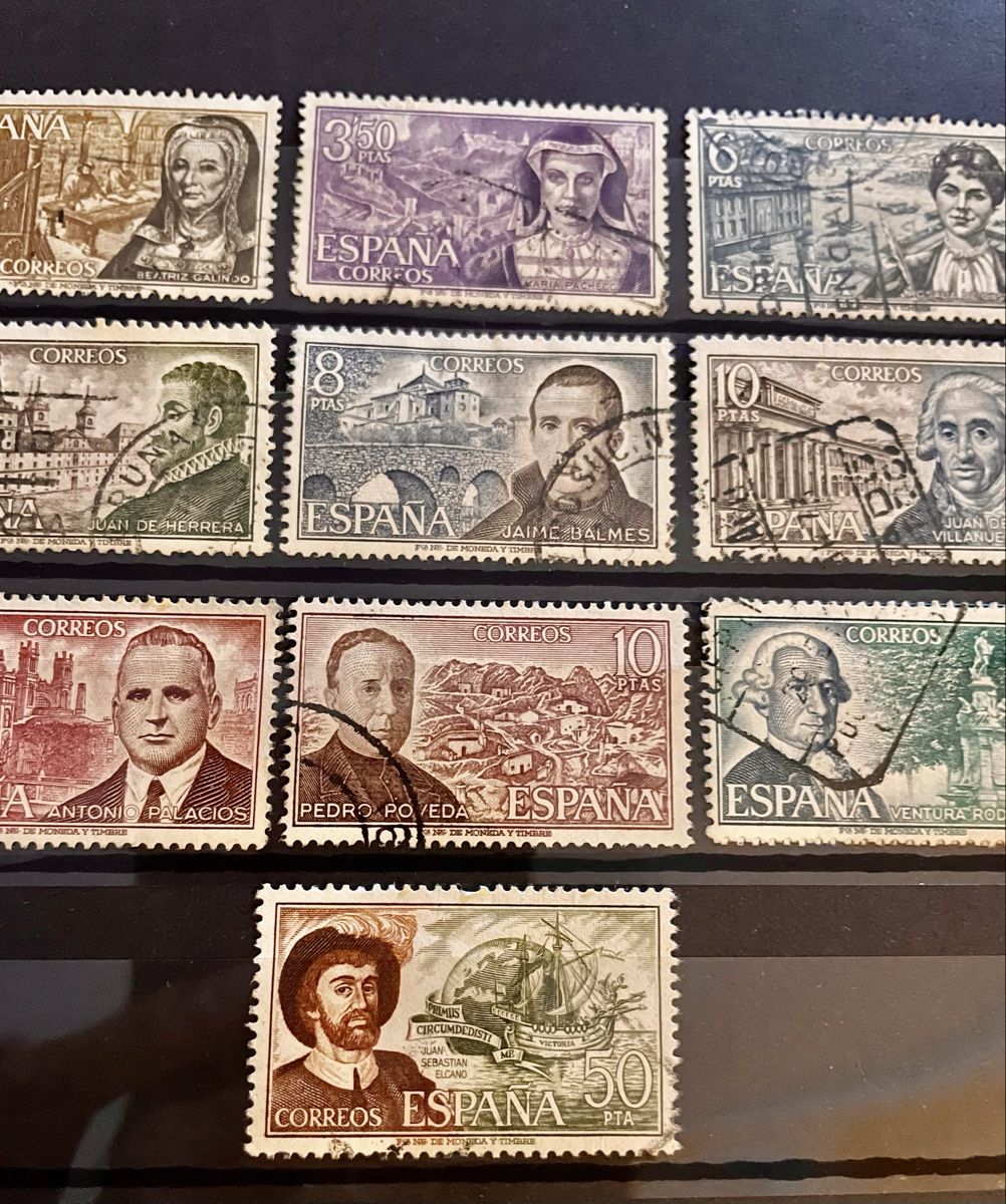 Alle Briefmarken: Briefmarken Set Spanien, 10 verschiedene, gebraucht – Gebraucht aus Buchs AG von fpatricia 1