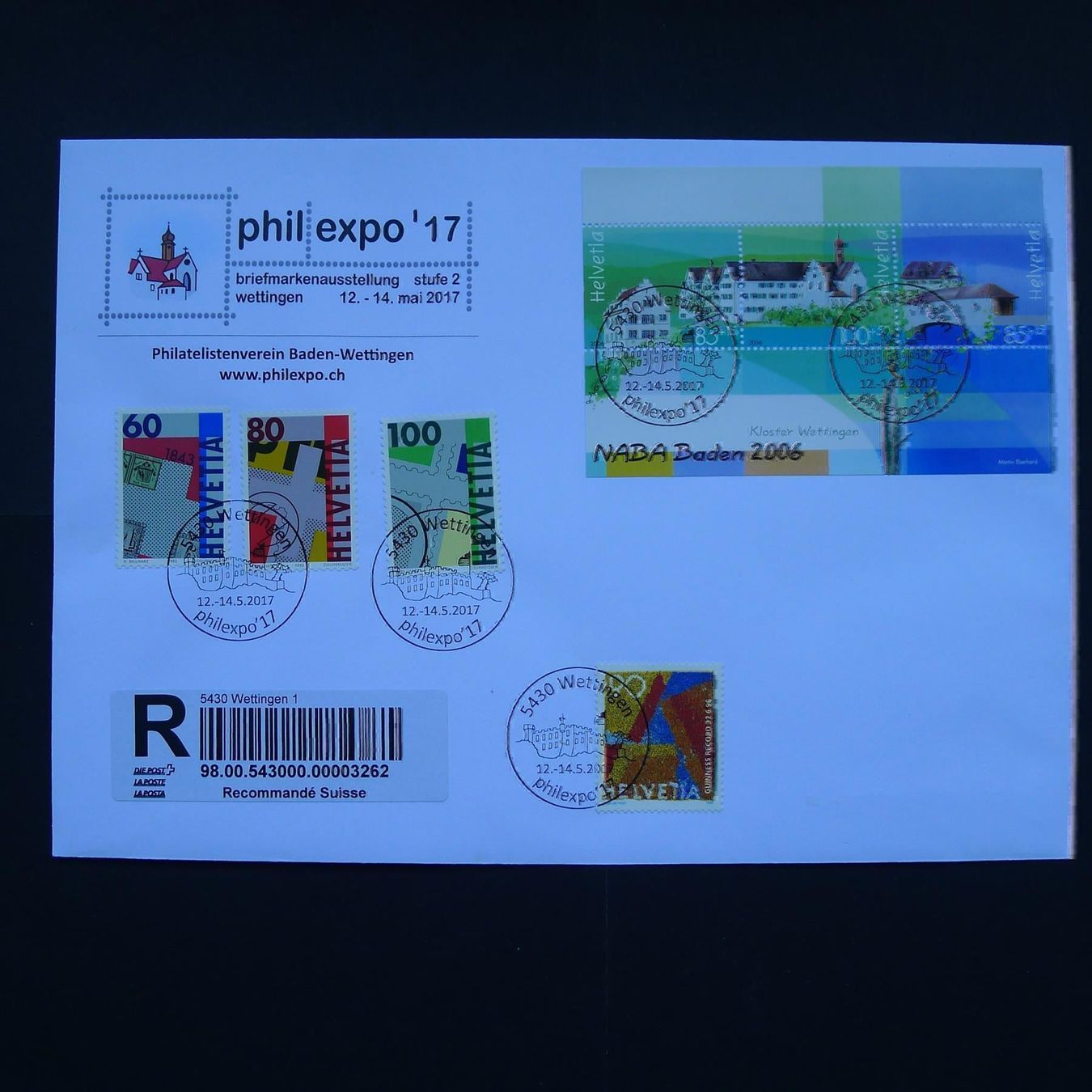 Tutti i francobolli: 2017 Einschreiben von der Philexpo – Usato da Dagmersellen venduto da wyss1982