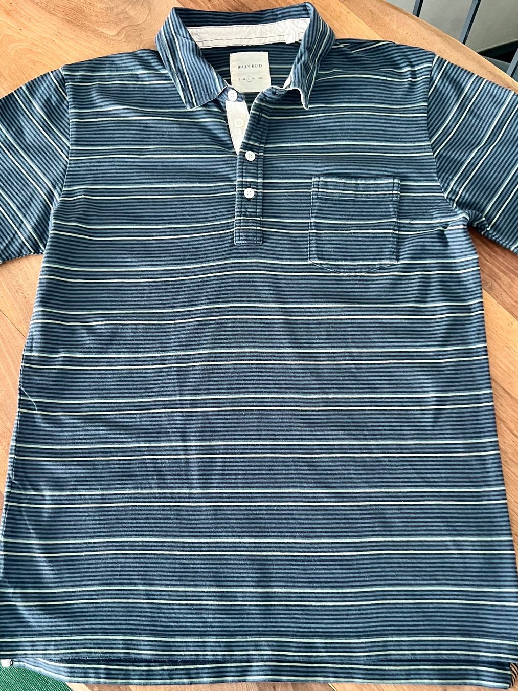 Magliette Polo: Billy Reid Premium Polo gestreift Blau Gr. L – Usato da Rapperswil SG venduto da Keller_Pipo 2