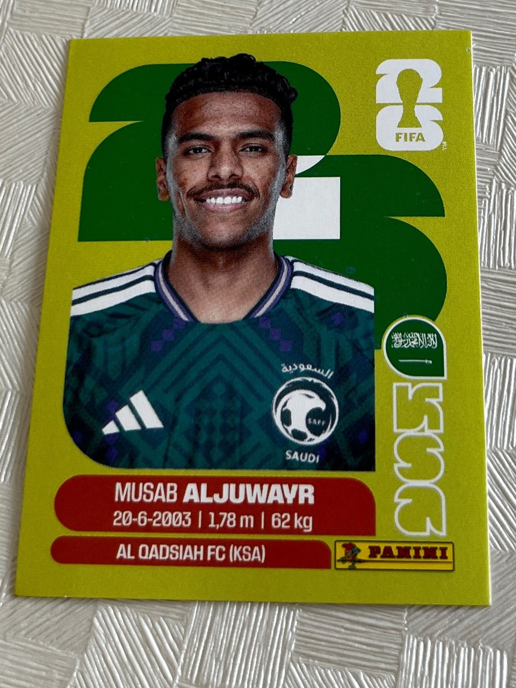 Panini Carte collezionabili: Panini Fifa World Cup 2026 KSA 9 – Usato da Winterthur venduto da Numero1