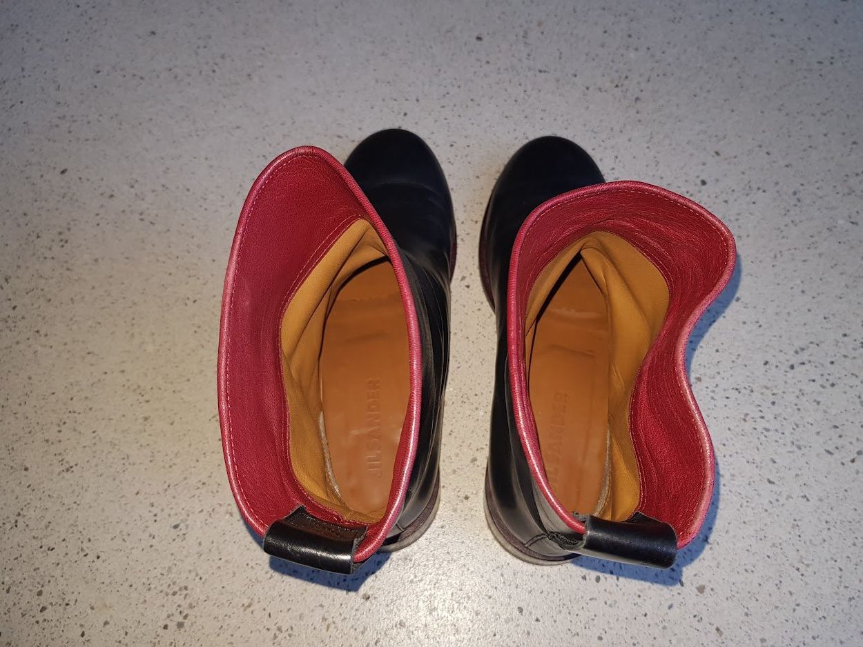 Jil Sander Scarpe da donna: Jil Sander Lederstiefeletten Grösse 38 – Usato da Basel venduto da chien008 4