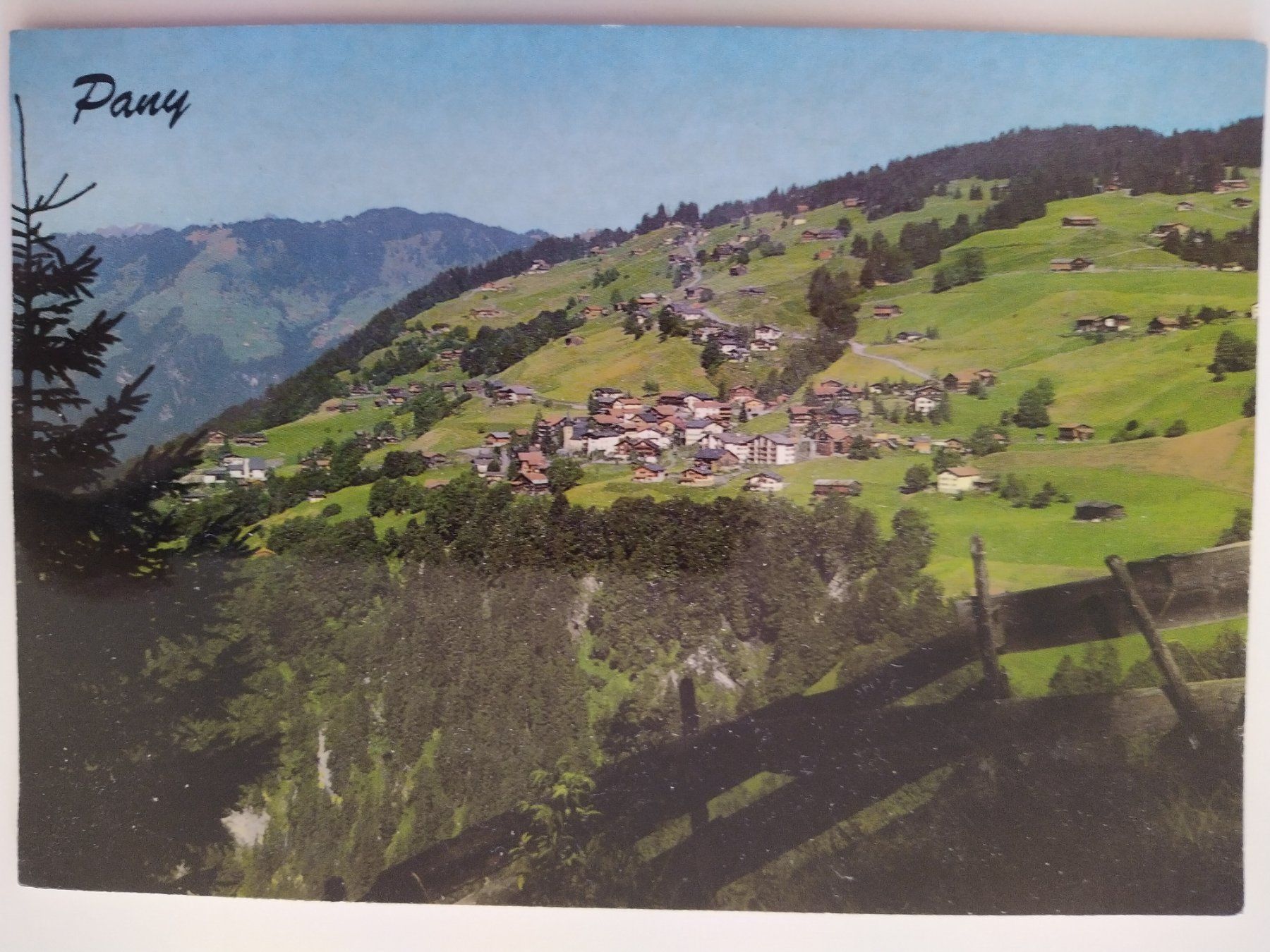 Cartoline postali: Ältere Ansichtskarte Pany Prättigau, dat. 1989 – Usato da Ohmstal venduto da Lebensfreude05