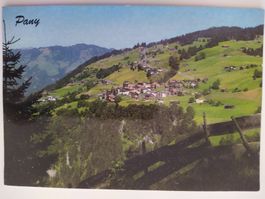 Ältere Ansichtskarte Pany Prättigau, dat. 1989