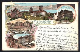 Litho Lausanne, Place du Marché, Place 