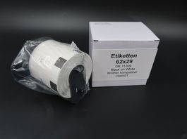 Brother kompatible Etiketten 62 mm x 29 mm DK-11209