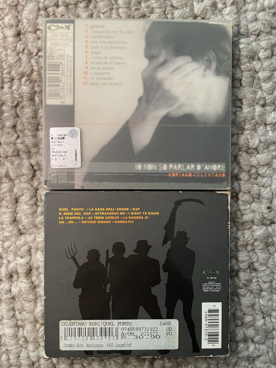 CD: 2x Adriano Celentano – Usato da Reinach AG venduto da trigger7811 1