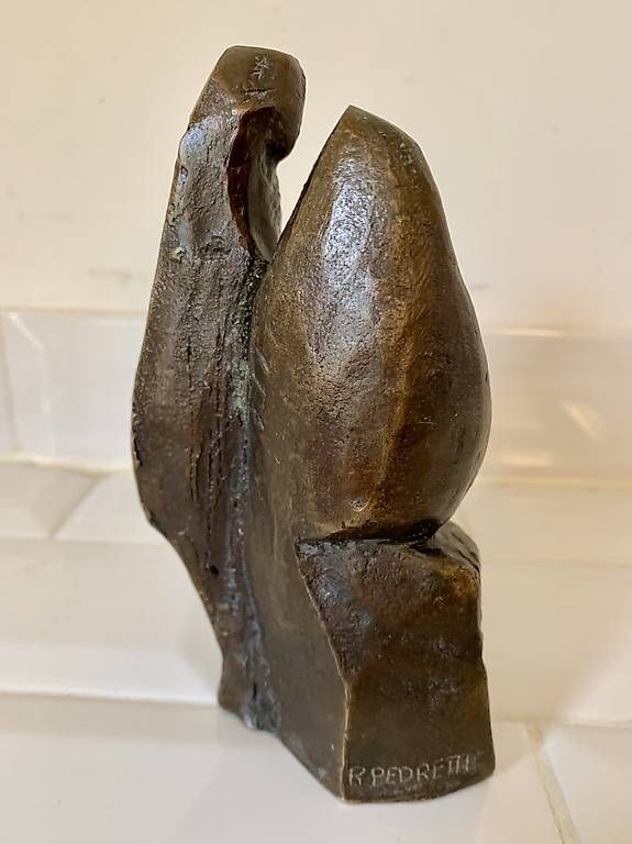 Skulpturen & Statuen: René Pedretti bronze – Gebraucht aus Montreux von Barber_Swiss_Vintage 2