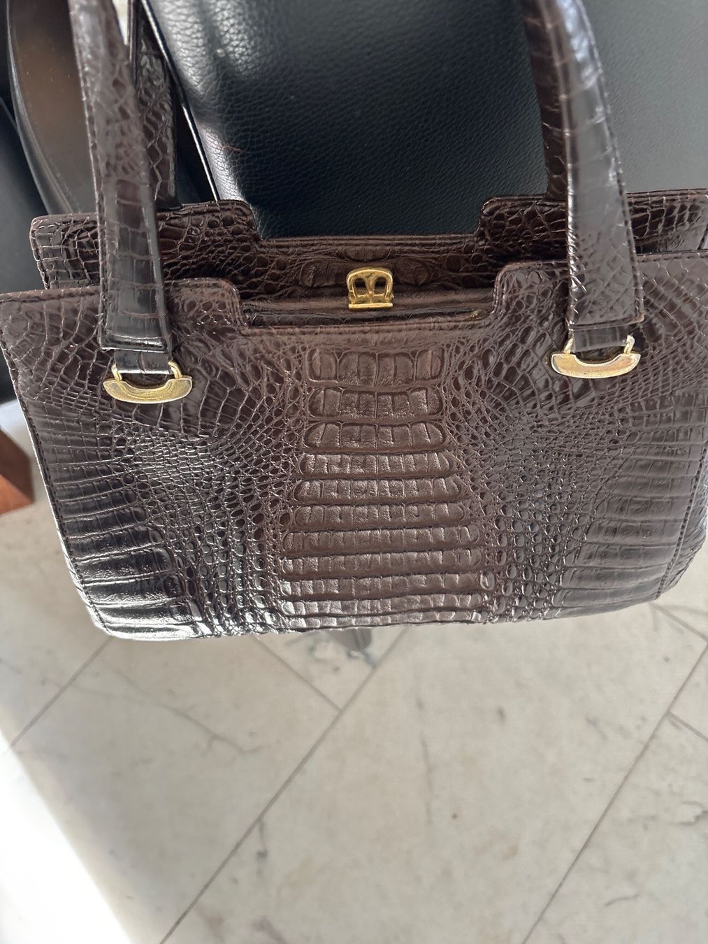 Borse da donna: Ledertasche mit Krokomotiv – Usato da Kriens venduto da Mollinos