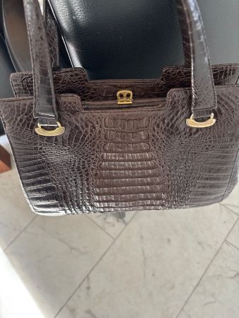 Ledertasche mit Krokomotiv