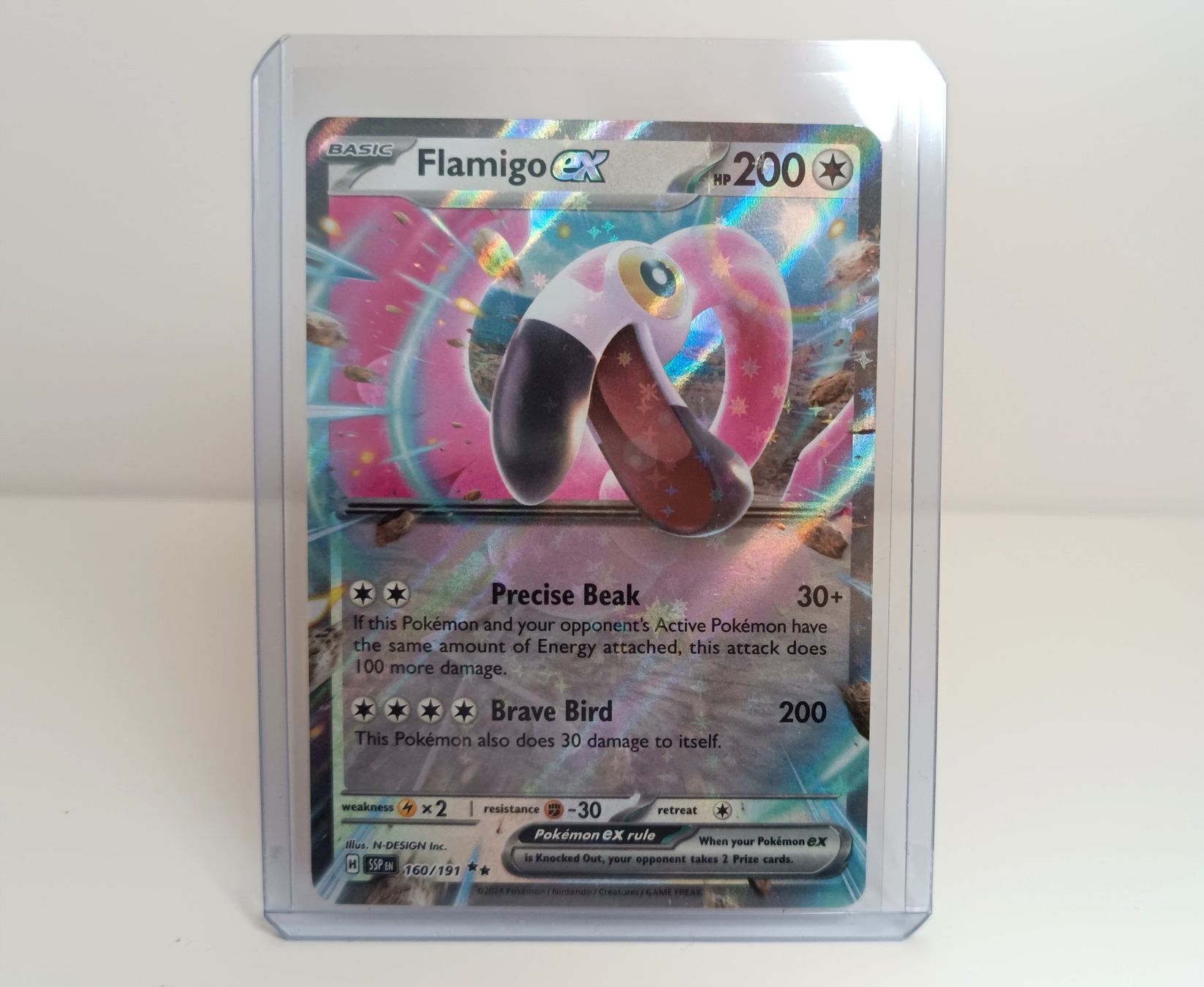 Pokémon Carte collezionabili: Flamigo ex 160/191 Surging Sparks SSP EN MINT – Nuovo (secondo la descrizione) da Muraz (Collombey) venduto da Carddealerswis