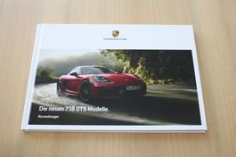 Porsche 718 GTS Modelle - Hardcover Broschüre - 10/2017