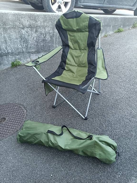 Sedie: 2 faltbare Campingstühle mit Tasche – Usato da Deitingen venduto da F_L_Peter