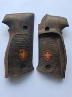 Nussbaum Griffschalen mit Daumenauflage für die Sig P220 