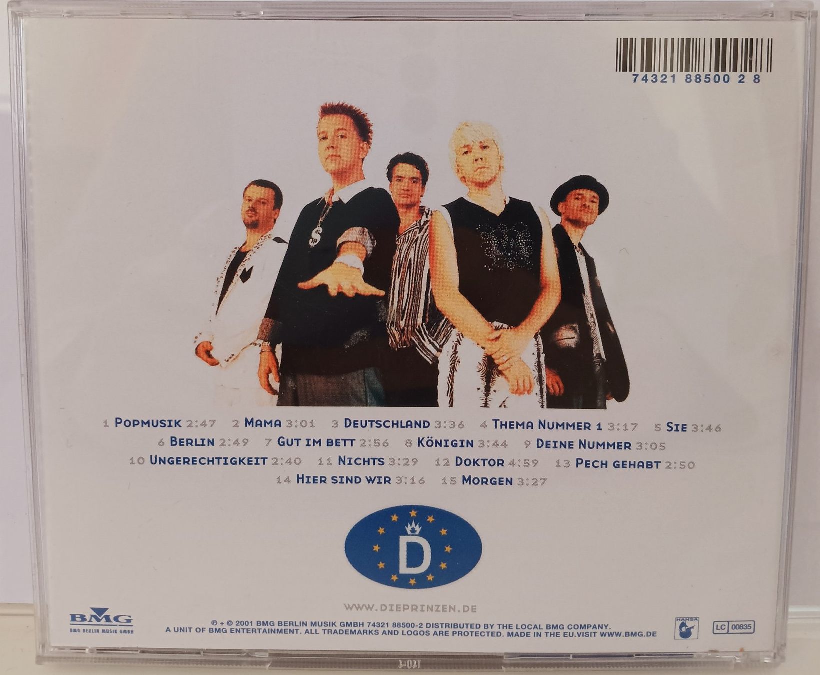 CD: DIE PRINZEN - CD - D - Neuwertig – Nuovo (secondo la descrizione) da Aarau venduto da Yeeaaah 1