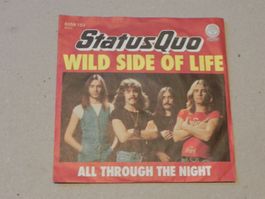 Single brit. Rock Hardrock Band Status Quo 1976 Wild Side ..