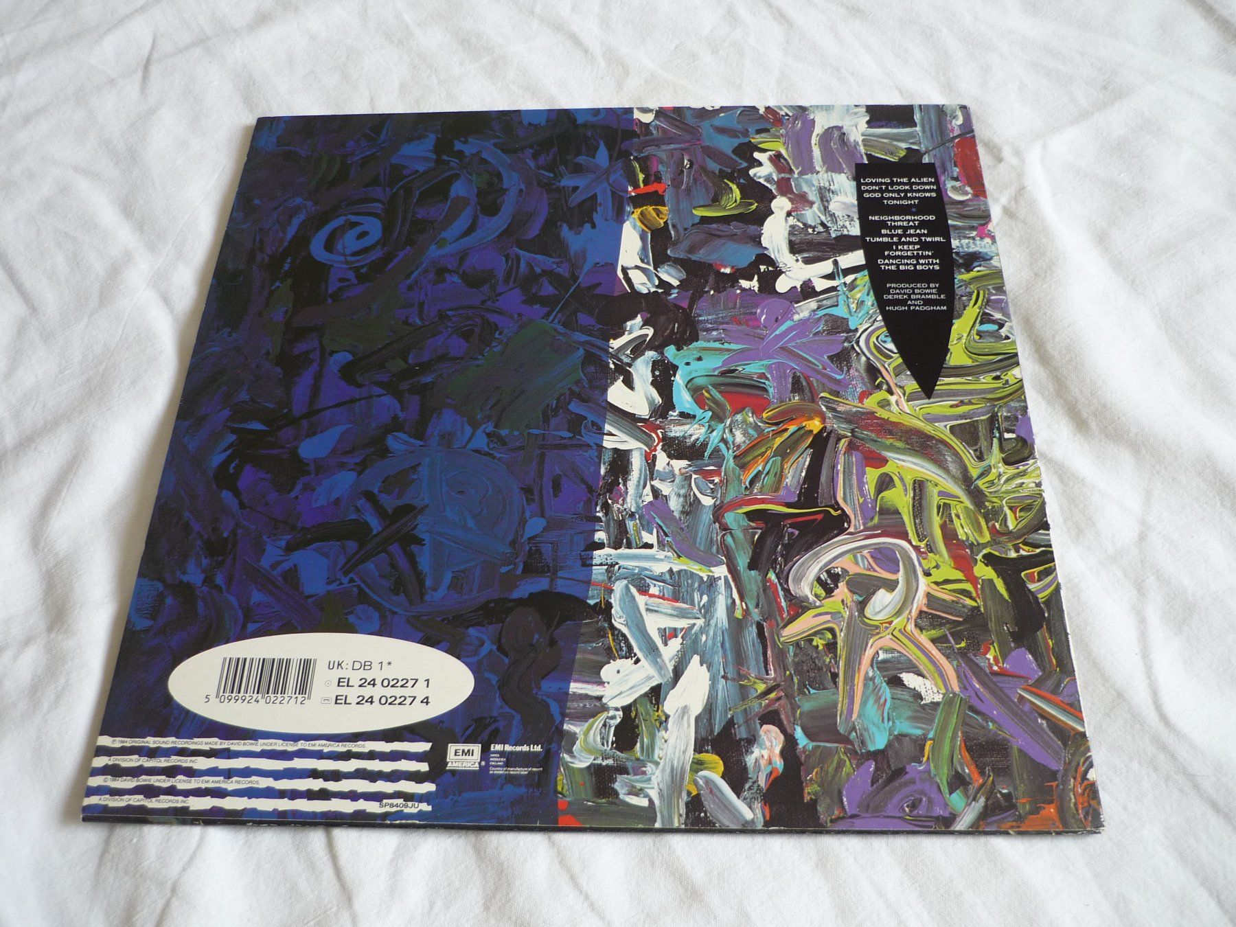 Dischi in vinile: 12" Vinyl - David Bowie - tonight – Usato da Beringen venduto da zzRegal 3