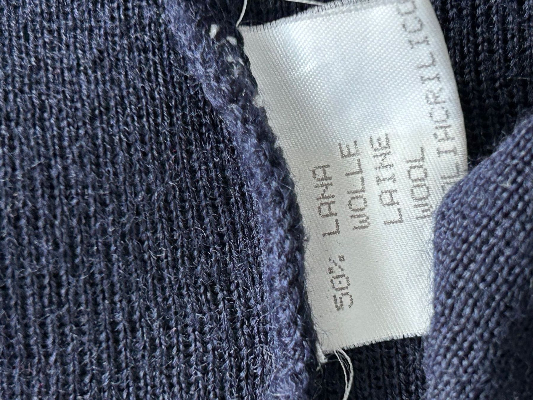 Jacken: Edle GISPA Strickjacke, Cardigan, Oversize,Gr.46, Dunkelblau – Gebraucht aus Horn von Resvi 4