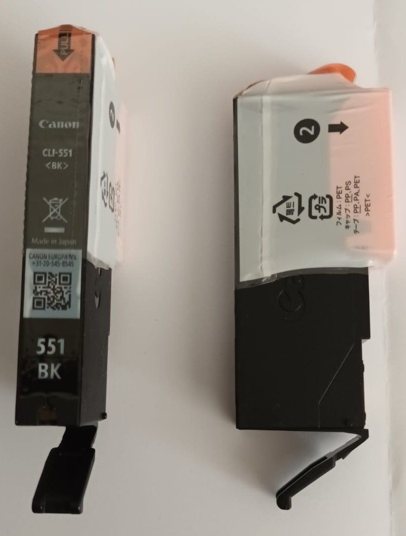 Canon Druckerpatronen & Toner: Tinte Canon pixma 551bk Original – Neu und originalverpackt aus Zürich von Tgreuti