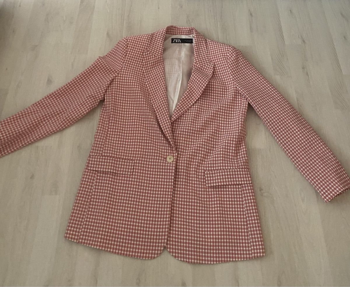 Zara Giacche: SALE: ZARA GINGHAM BLAZER – Nuovo (secondo la descrizione) da Schlieren venduto da notkrys 3