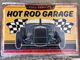 Hot rod garage classic Oldtimer