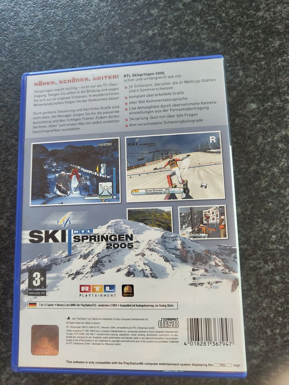 Sony Giochi: RTL Ski Springen 2005 PS2 - Winterspiele – Usato da Attiswil venduto da JP1291 1