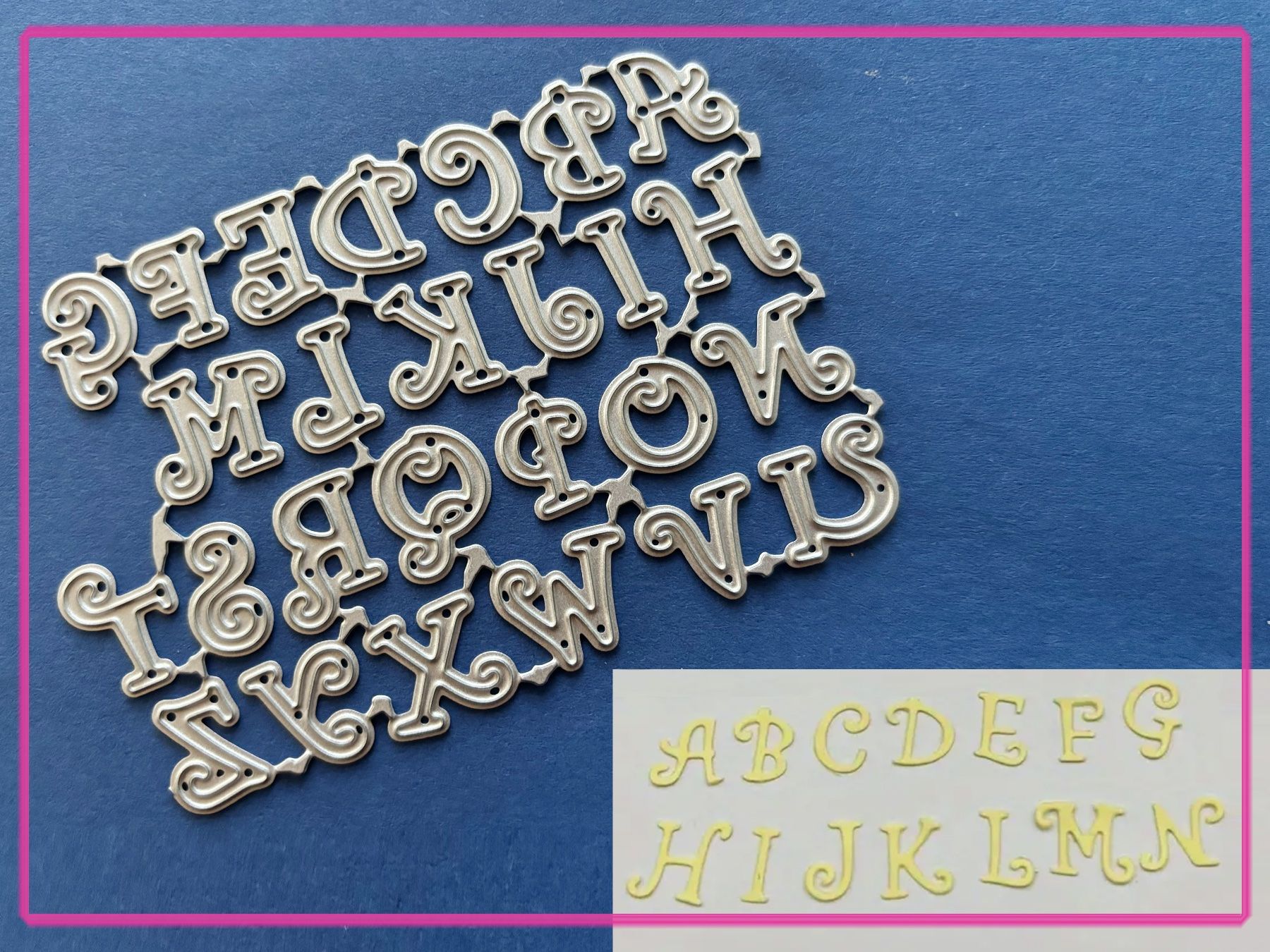 Sciablone: Buchstaben Alphabet  - Stanzschablone – Nuovo e nell'imballaggio originale da Frenkendorf venduto da jazzplatten